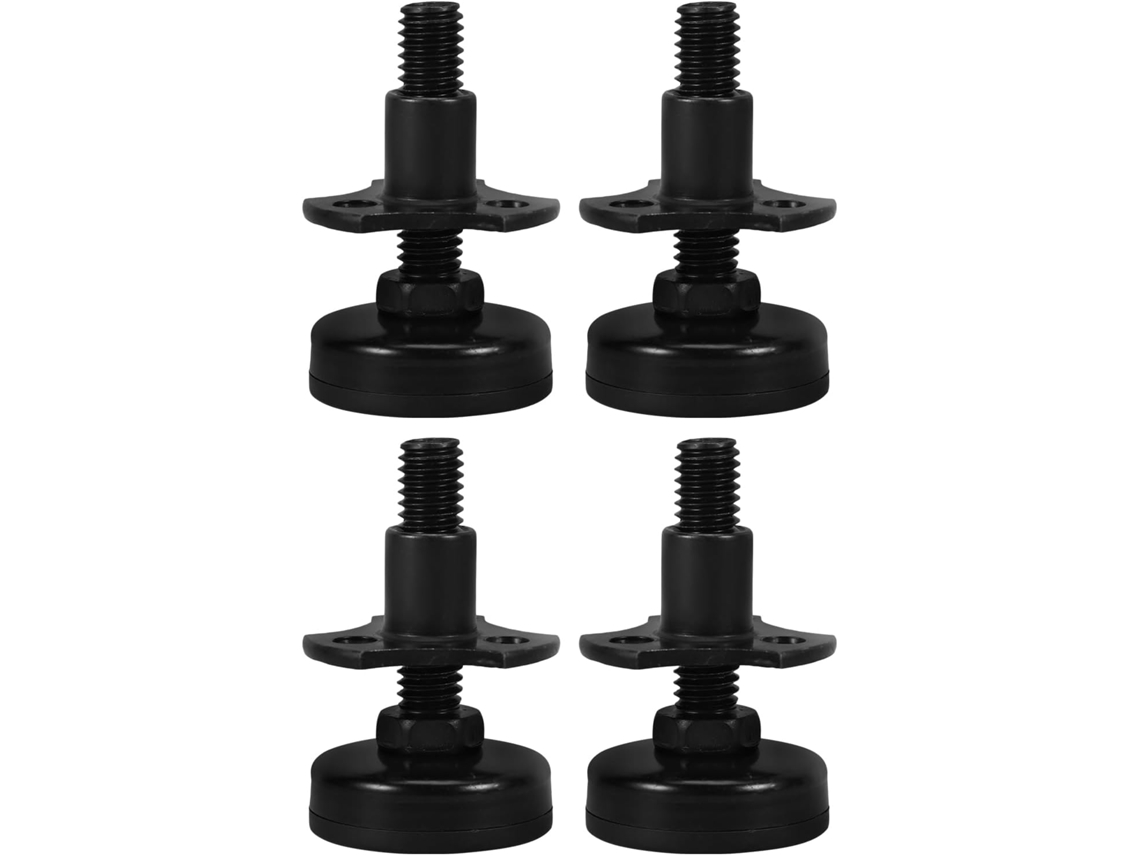 Conjunto De 4 Pés Niveladores Ajustáveis Para Móveis Com Almofadas Grossas Feltro Mesas, Cadeiras, Armários E Sofás