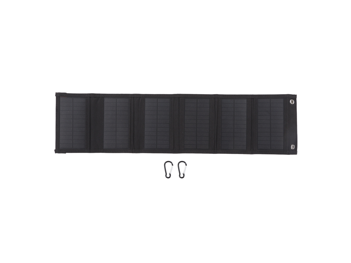 Painel Solar Portátil 15W Dobrável Silício Monocristalino 5V Carregamento Rápido para RV e Celular