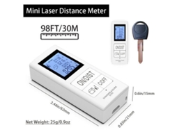 Medidor De Distância A Laser Portátil, Mini Medidor Infravermelho Digital Recarregável, Ferramenta De Medição 25 M Para Uso Doméstico, 1 Unidade