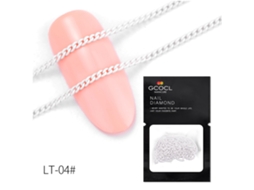 Nova Moda Moda Artigo De Unhas Profissional Decoração De Manicure Cadeia (branco)