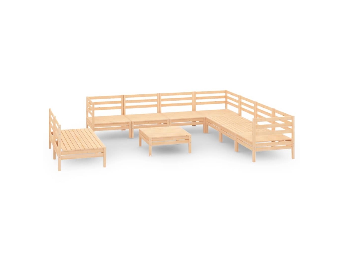 Garden Lounge Set, Garden Lounge Sets Vidaxl Marrom Madeira De Pinho (n/a)