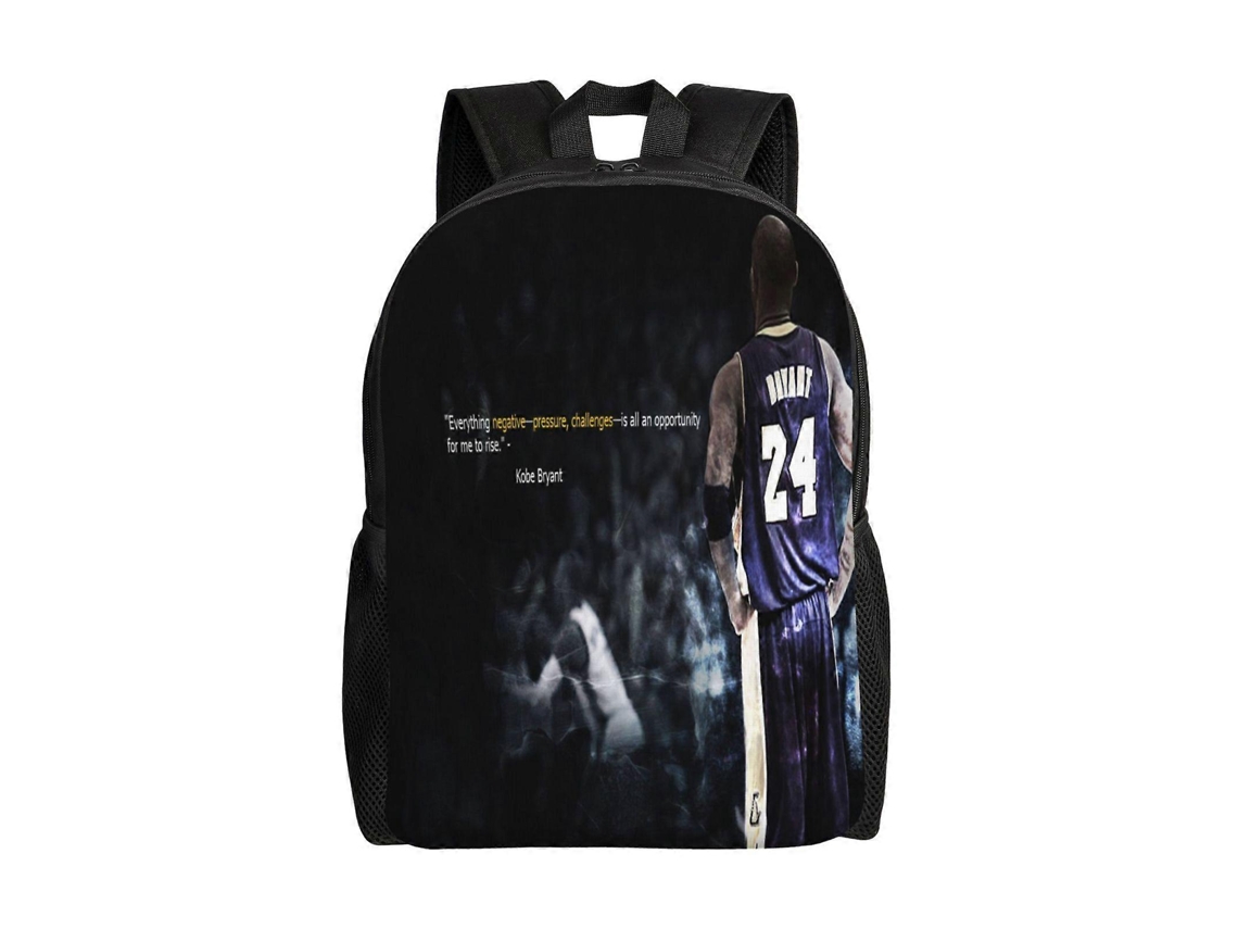 Mochila Kobe Bryant Y117 Para Escola E Trabalho, Leve E À Prova Dágua, Mochila Estilosa Para Estudantes E Adultos B117 Olysi Shop