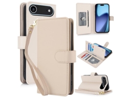 Capa Carteira De Couro Para Iphone Air - Com Rfid - Para Vários Cartões