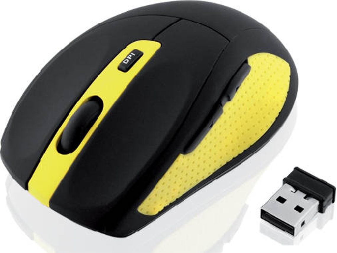 Rato IBOX IMOS604W (Wireless - Casual - 1600 dpi - Preto)