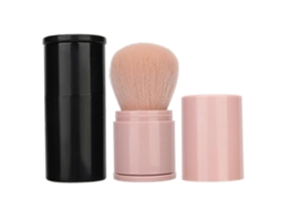 Pincel De Maquiagem Portátil Para Rosto, Blush, Pó, Ferramentas De Beleza Para Mulheres Com Estojo Everley891