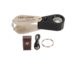 Lupa de Jóias 10x com Luz Led Profissional