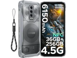 Smartphone Robusto Doogee Blade 10 Ultra Energy 36gb256gb 6.56 6150mah 64mp Android 15 Prata
