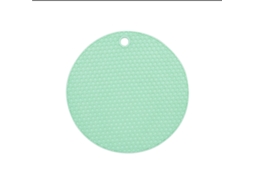 Guardanapo de Mesa Redondo Borracha Antiaderente Resistente Ao Calor Lavável 14.5cm Verde