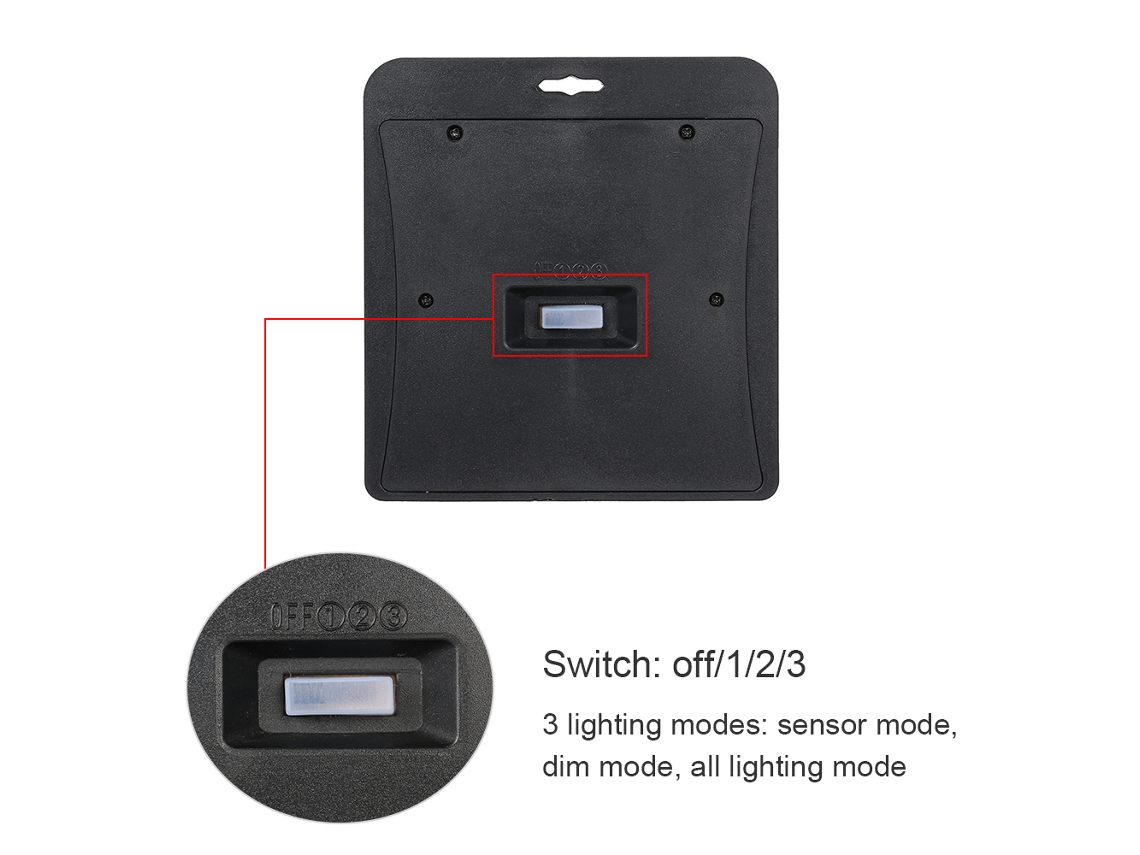 Rebe-1 Peça De Luz Solar Led Exterior Com Sensor De Movimento Pir 30 Leds Impermeável Para Jardim Parede