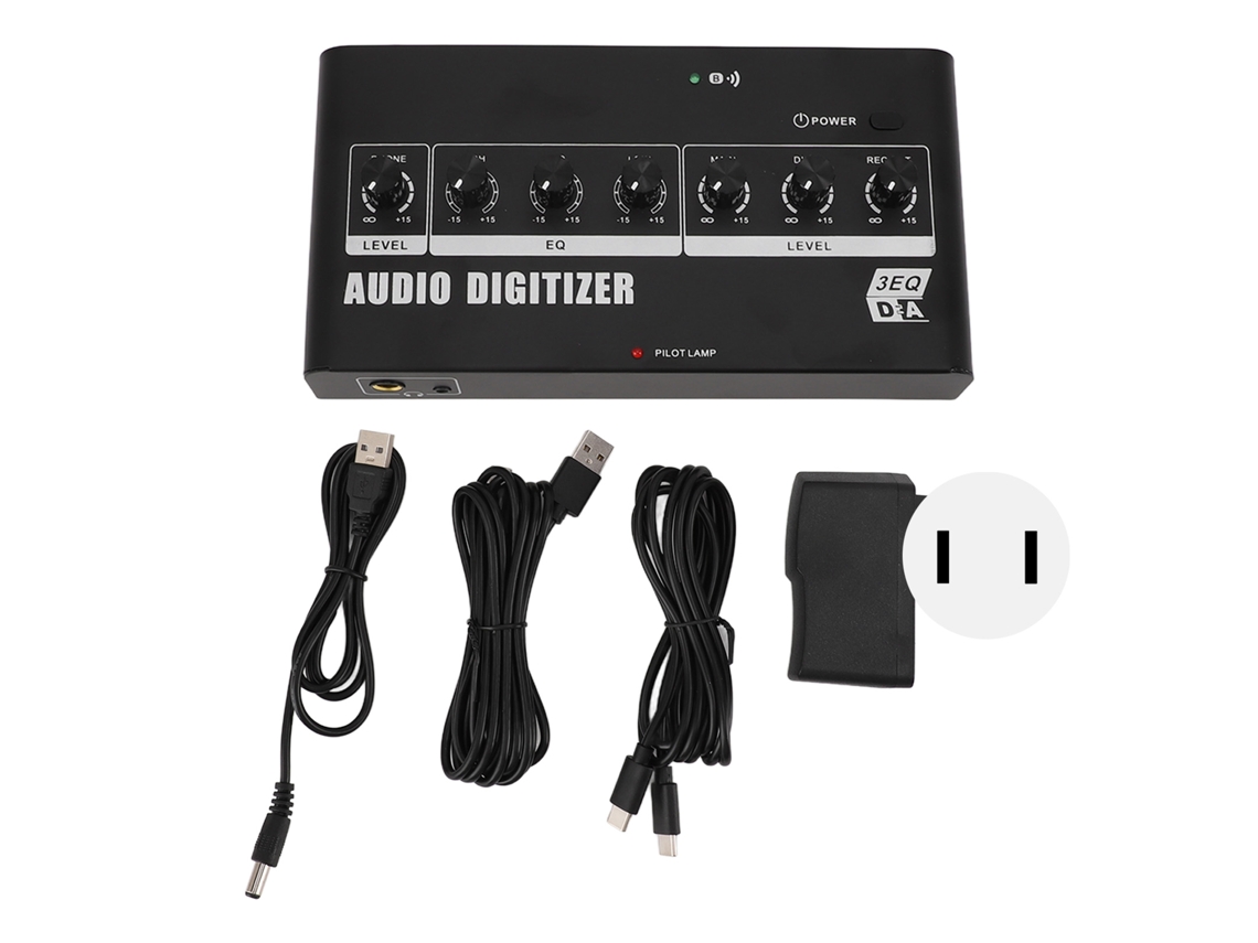 Conversor digital para analógico S/MARCA com Bluetooth, jack 3.5mm, RCA, para TV, plugue EU, 100‑240v