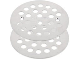 Conjunto De 2 Filtros Ralo Pia Em Aço Inoxidável, Com Material Seguro