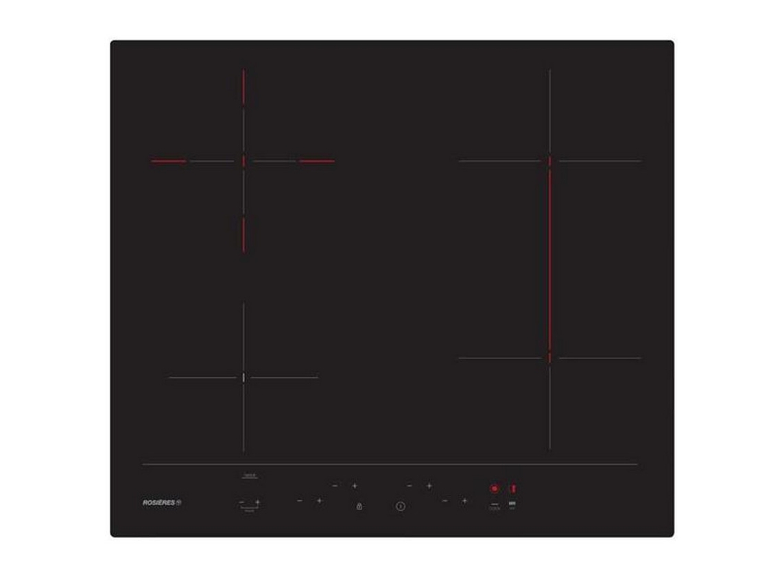 Placa de Vitrocerâmica ROSIERES RH64DBCP/2 (Elétrica - 59 cm - Preto)