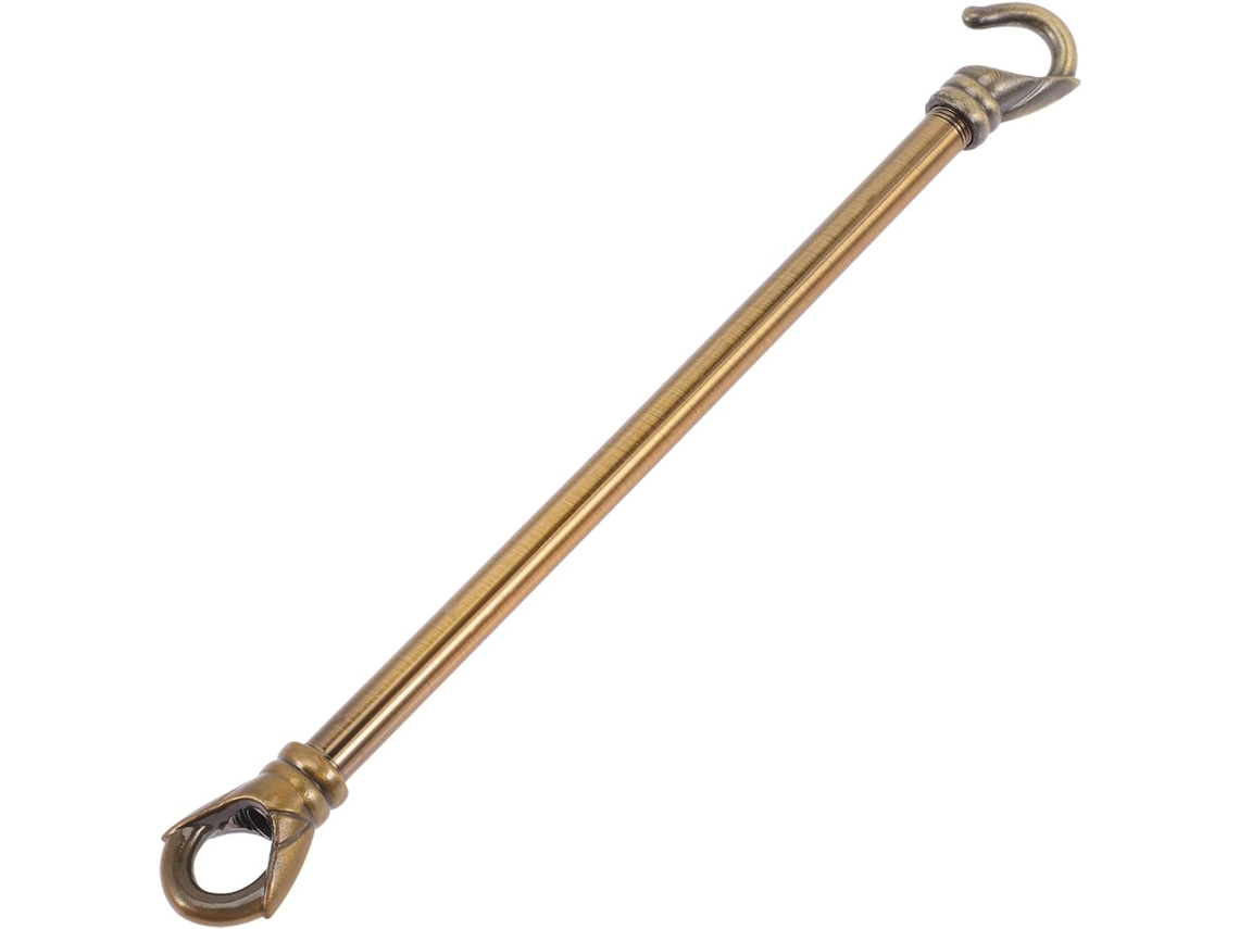 Haste de Suporte GOKOCO para Lustre com 20 Ganchos de Metal Preto