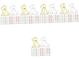 Clipes de página Doitool Série 5 em formato de cachorrinho, clipes de papel em formato de cachorrinho, clipes