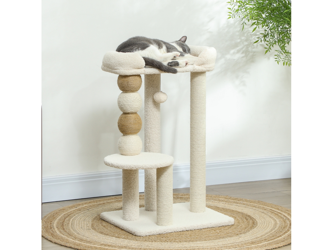 Caixa Para Gato, Acabamento Bege, 76 X 40 X 48,5 Cm