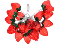Lâmpada Led Vermelha de Plástico para Quarto SFUSHOS