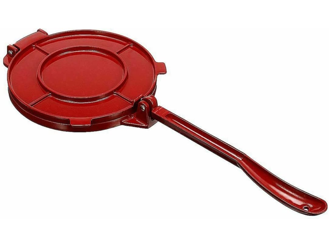 Prensa Manual para Tortilhas de Farinha, Feita Liga Alumínio com Design Circular. Ecológica, Ideal CHABERLU