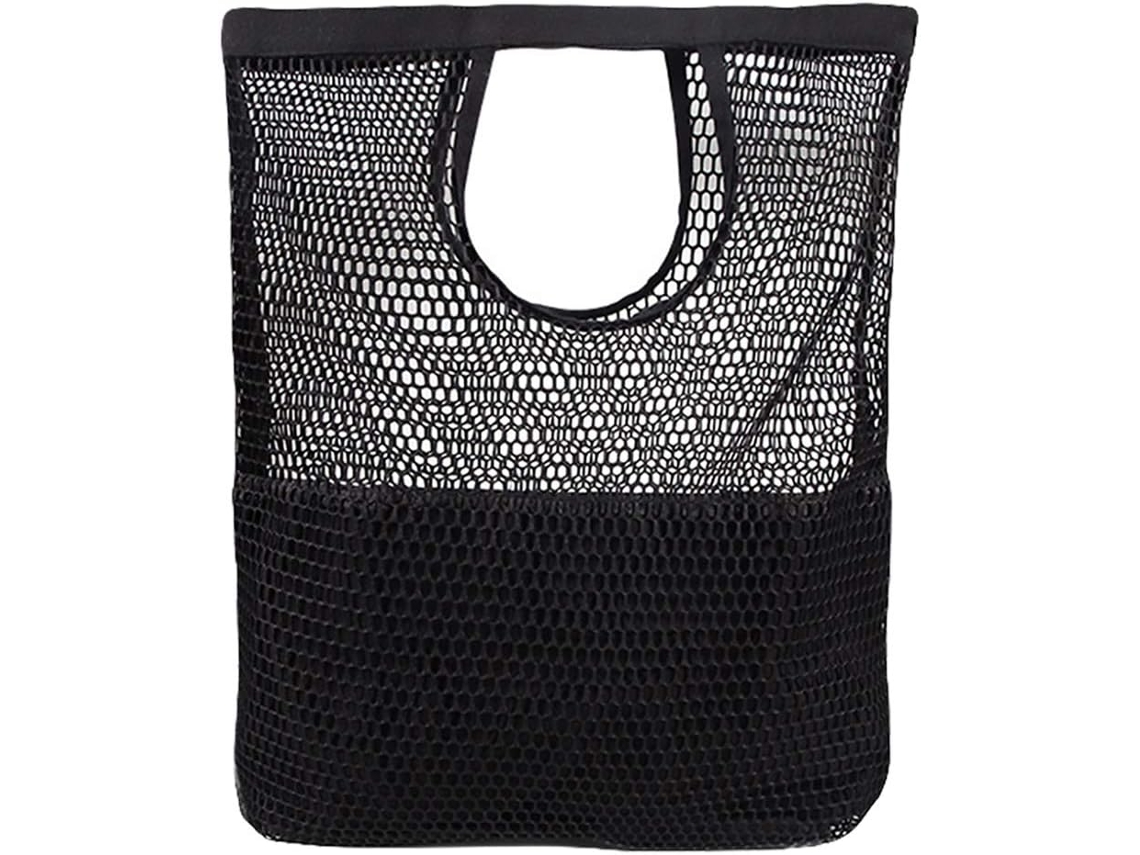 Sacola de Compras Grande e Portátil em Malha, Bolsa Praia Dobrável com Alta Capacidade Para, CHABERLU