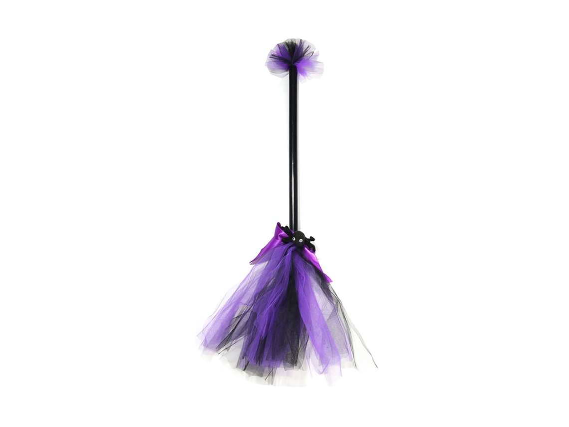 Bruxa Roxa Halloween Vassoura, 60cm LAXISCREED