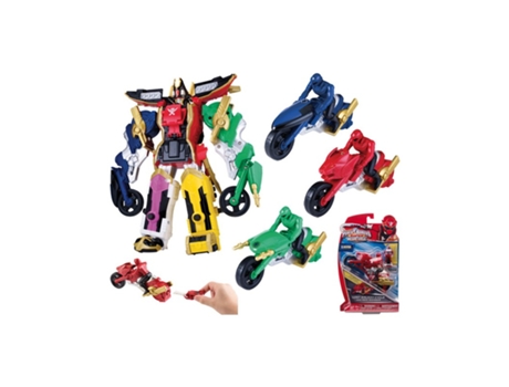 Figura POWER RANGERS Power Rangers Motos Ataque Super Megaforce (Idade Mínima: 4 Anos)