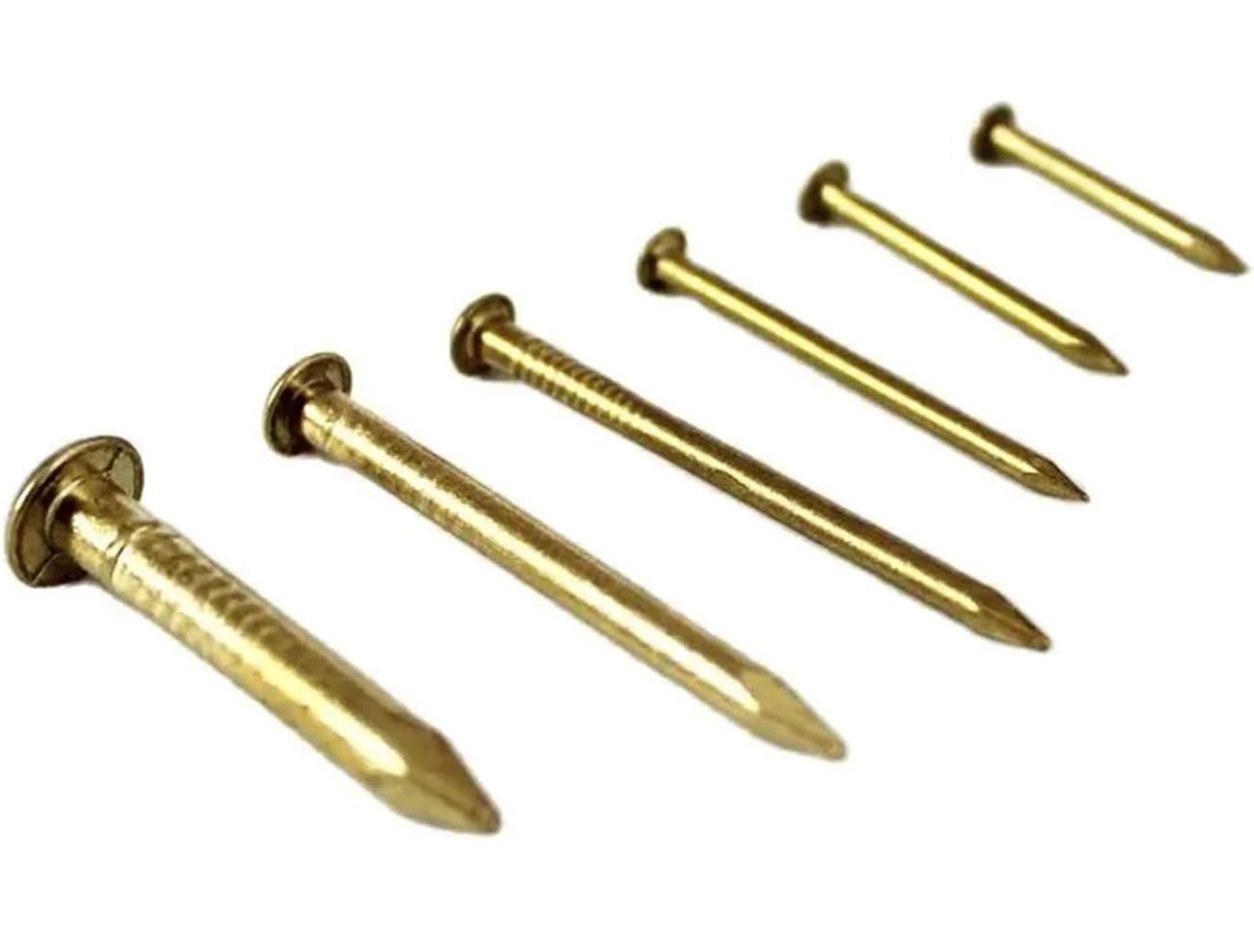 Pinos De Latão , Pregos, Cabeça Redonda Pequena, Tachas Reparo,