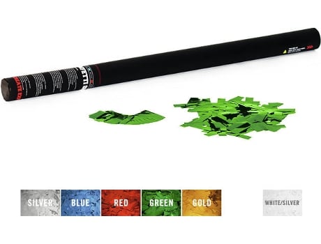 Canhão de Confetti TCM FX 02 80 cm, Verde Metallic