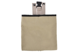 Bolsa de Forrageio de Lona Dobrável Portátil Espessa para Camping Khaki