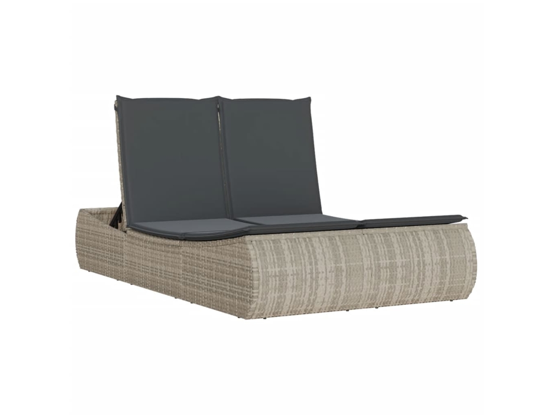 Double Sun Lounger, Double Sun Loungers Vidaxl Cinzeto Rattan / Vime (n/a)