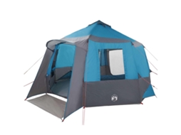 Conjunto 1 Barraca Familiar Vidaxl Azul Tafetá (405 X 405 X 273 Cm)