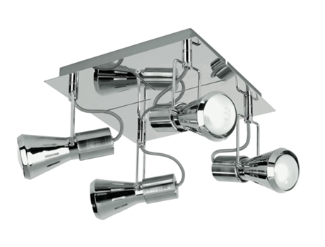 Spot Cadillac Cromado em Metal 4Xe14 24X15X24cm
