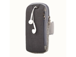 Bolsa De Braço Universal Para Fone De Ouvido, Esportiva E Fitness, Preta.