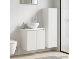 Vidaxl Conjunto De Móveis Para Banheiro 2 Unid. Branco