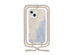 Capa WOOD ACCESSORIES iPhone 15 Plus Change (Outlet Caixa Aberta - Beje/Azul)