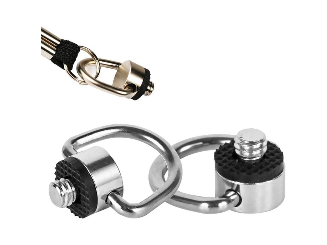 Parafusos de Fixação D ring de Aço Inoxidável, 2 Unidades
