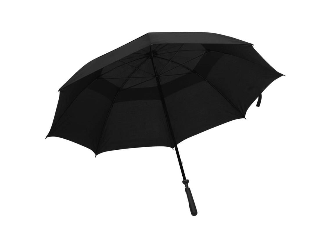 Vidaxl Guarda-chuva 130 Cm Preto