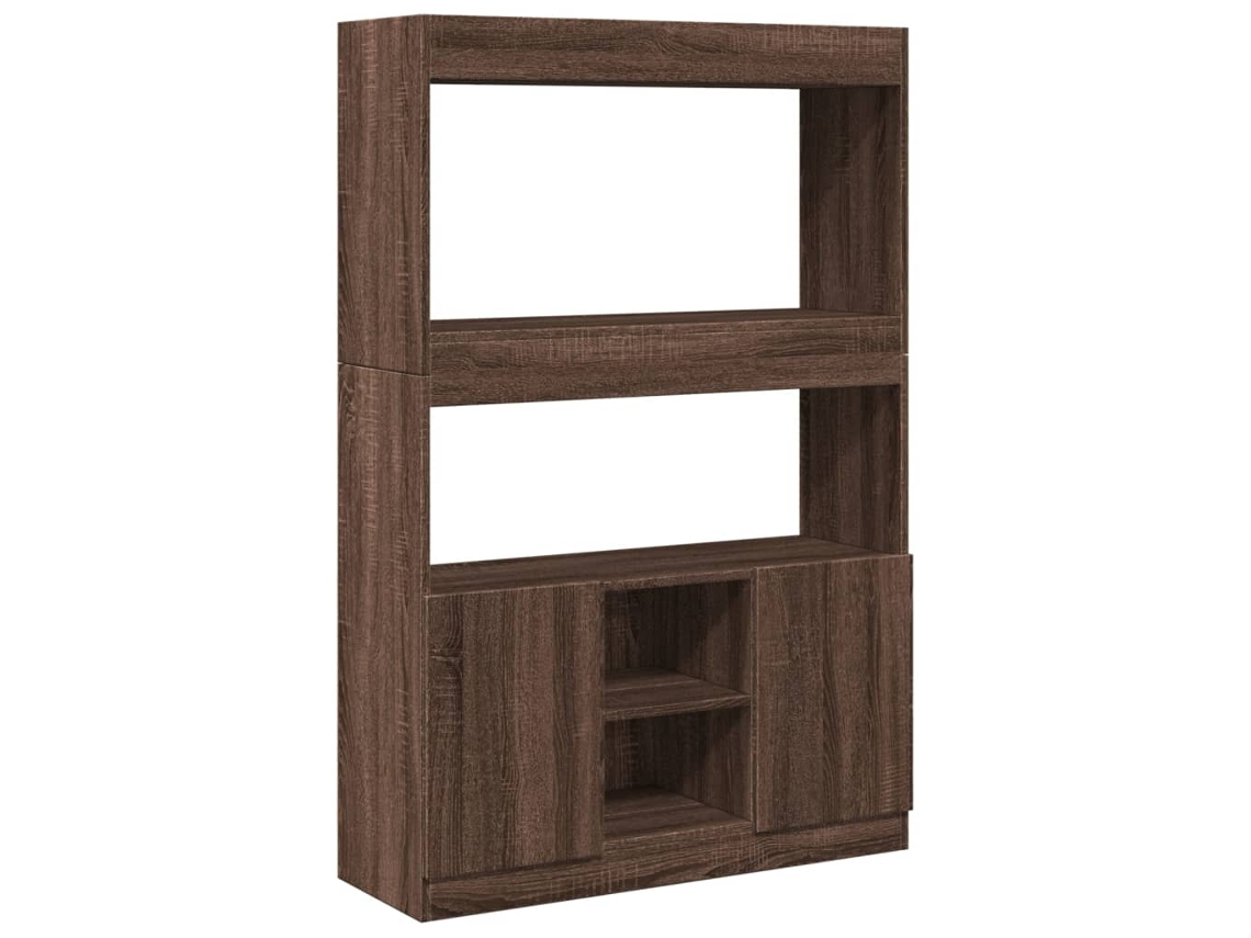 Highboard, Highboards Vidaxl Marrom Madeira Processada (n/a)