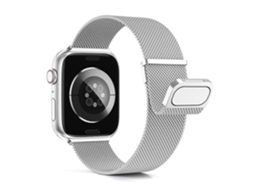 Pulseira De Substituição Panoona Para Apple Watch Séries 11/se3/10/9/8/7/6/5/4 (42/44/45/49mm) Prateado