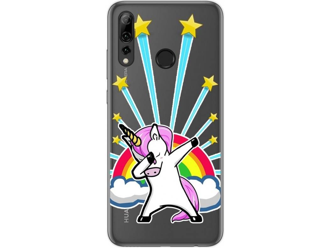 Capa Huawei P Smart + Plus 2019 TUMUNDOSMARTPHONE Unicórnio Multicor