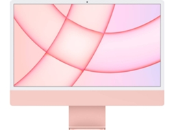 iMac APPLE MJVA3PO/A - Rosa (24'' - Apple M1 - RAM: 8 GB - 256 GB SSD PCIe - GPU 7-core) — macOS Big Sur