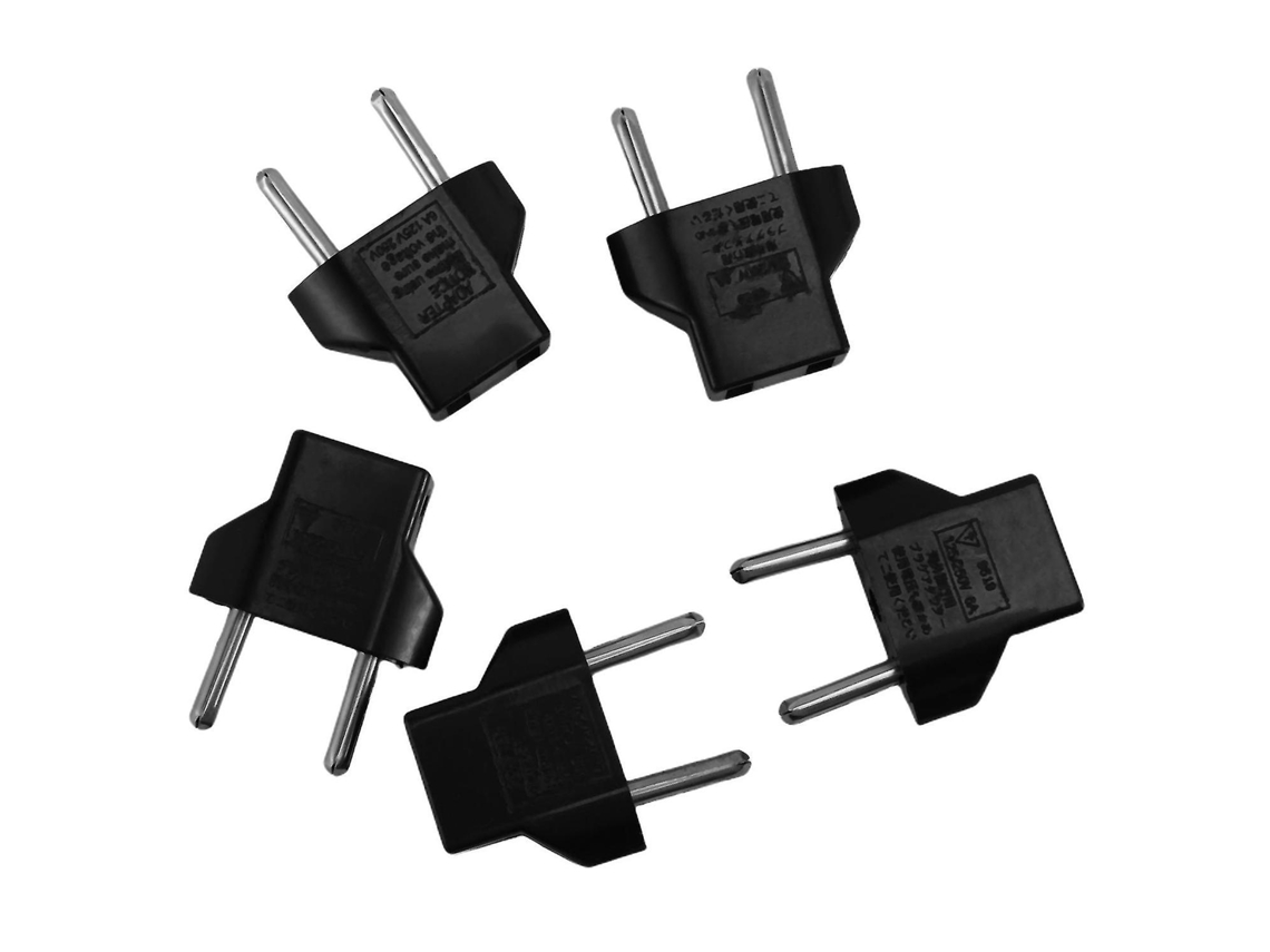 5x Adaptador De Tomada De Viagem Eua Para Ue Hengjian (conversor De Tomada)