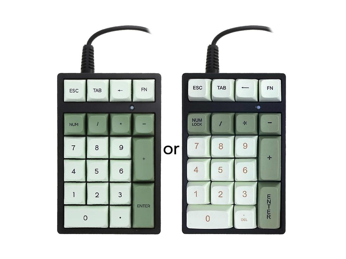 Teclado Numérico Mecânico Rgb De 21 Teclas Para Laptop E Contabilidade Financeira Ly Ebike