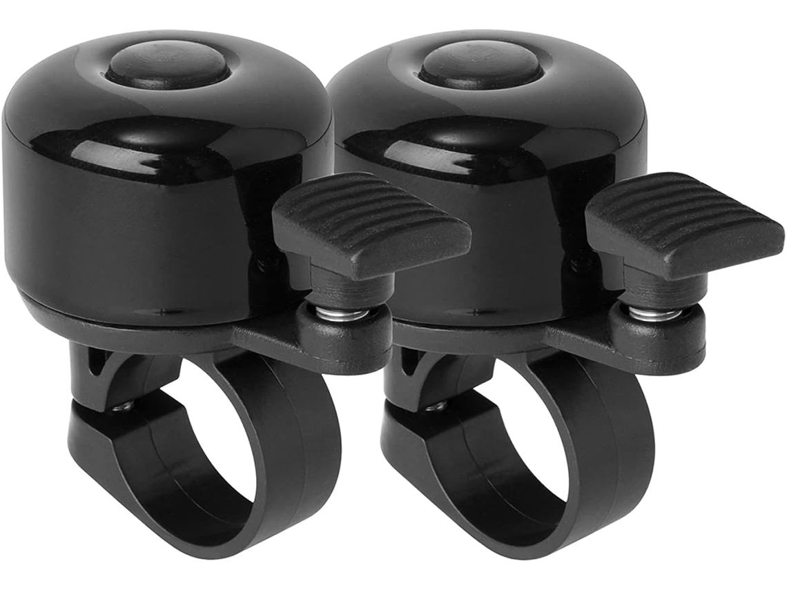 Kit Com 2 Campainhas De Bicicleta Som Alto E Melodioso, Campainha Mini Clássica Para Bicicletas, Ideal Crianças Adultos, Buzina B -aquaforge