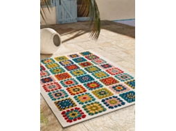 Tapete Exterior Geométrico Em Relevo - Atticgo - Mila Multicolorido 120x170 Cm