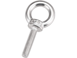 Parafuso de Anel de Elevação M8 x 35mm com Rosca Macho em Aço Inoxidável 304 para Uso Suspenso CHABERLU