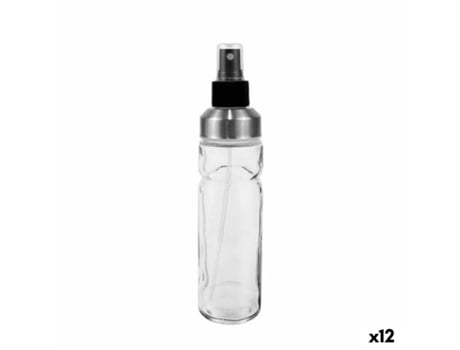 Lubrificador de Vidro Transparente Anna Prata 175 ml (12 Unidades)