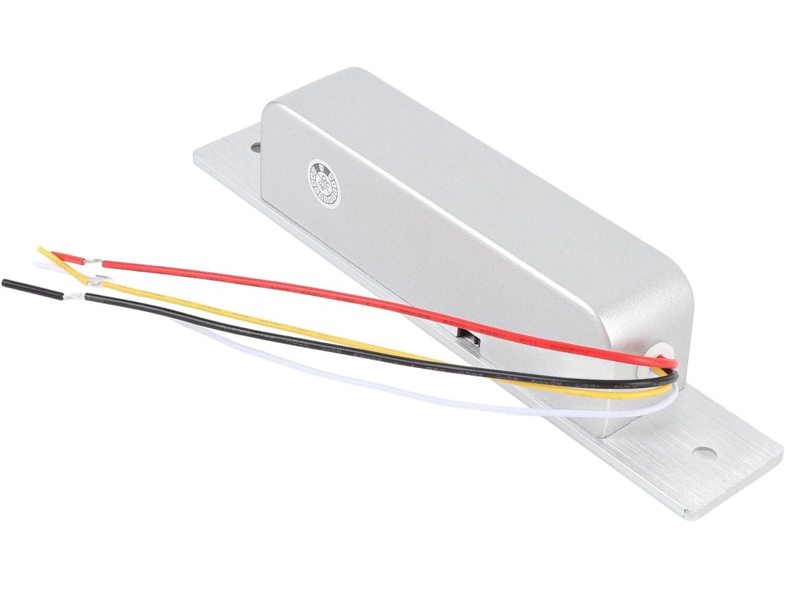 Fechadura Elétrica Yosoo 12v E 24v, Alta Segurança, Com Retardo Ajustável Para Controle De Acesso A Portas, Corpo Em