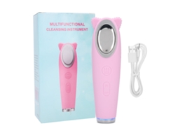 Escova Elétrica Limpeza Facial Compressão Térmica 42°c Importada