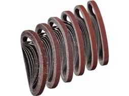Cinta Abrasiva 10x330 Mm 40/60/80/120/180/240 Para Lixar, Polir E Remover Poeira, Ideal Para Madeira (48 Peças)