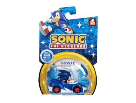 Figura Sonic Revit Racer Azul Clássico 6cm Jakks 42824 Jakks Pacificp24pn