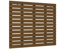 Cabeceira de Parede MAISON EXCLUSIVE em Pinho Maciço Castanho mel (146x3x91,5 cm)